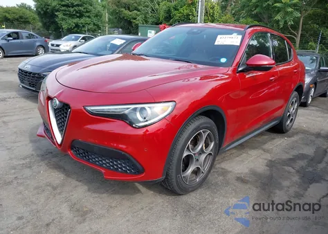 2018 Alfa Romeo Stelvio Ti Sport Awd из США, поврежденный, VIN ZASFAKNN5J7B91860